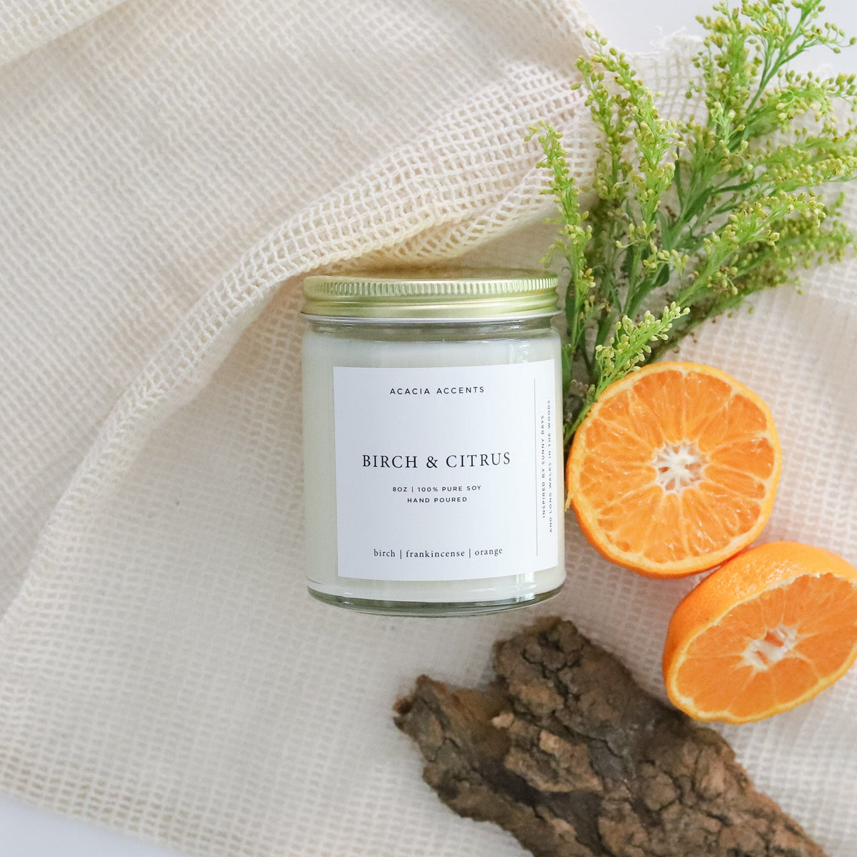 Frankincense & Orange Soy Candle